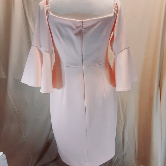 Betsey Johnson Bodycon Flared Long Sleeved Dress 8 - Picture 3 of 8